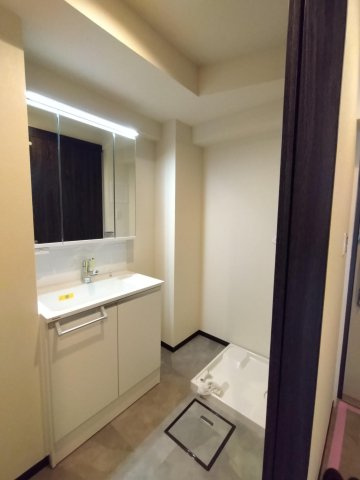第2お花茶屋ダイヤモンドマンションの洗面所|広い洗面スペース