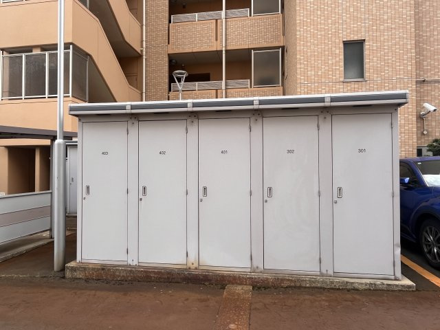 レ・モンデ新潟のその他共用部分|駐輪場になります。