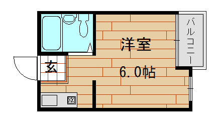 【間取り】 | メゾン松村(河内小阪賃貸） | 間取りです
