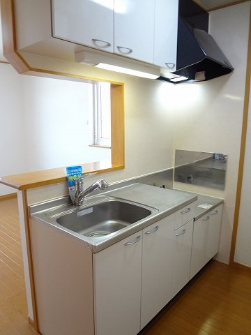 トレスアールヴォレ　Ｂのキッチン|キッチンです