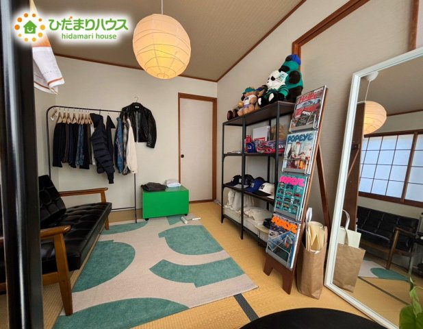 野田市宮崎　中古戸建　平成18年築の和室|赤ちゃんスペースや客間など、多彩な用途で使用できる和室☆						
