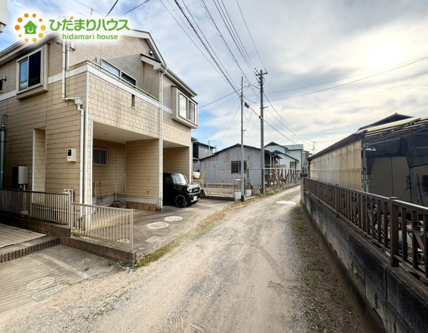 野田市宮崎　中古戸建　平成18年築の前面道路含む現地写真|静かな住宅街です♪