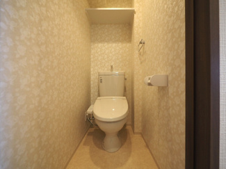 【トイレ】 | Luxe玉造南 | ゆったりとした空間のトイレです