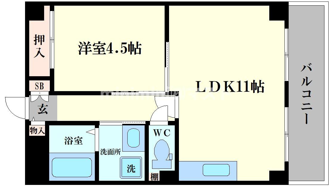 ポートヴィラメイセイの間取り