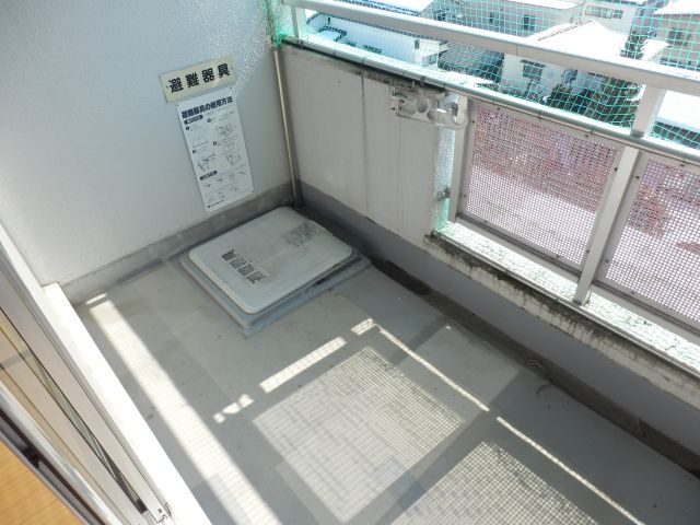 パークシティ八日町のバルコニー