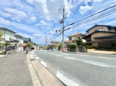 【前面道路含む現地写真】 | 宇治市木幡須留　土地