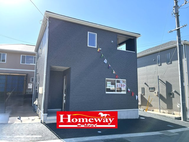 【外観】 | 仲介手数料無料！良城小学校に通える新築戸建　山口市吉敷上東　第２－３号棟　クレイドルガーデン　アーネストワン | かわいいお家になって誕生しました