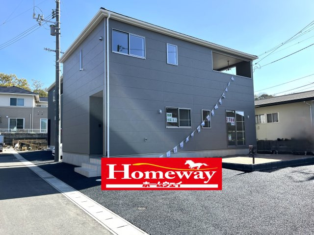 【外観】 | 仲介手数料無料！良城小学校に通える新築戸建　山口市吉敷上東　第２－４号棟　クレイドルガーデン　アーネストワン | かわいいお家になって誕生しました