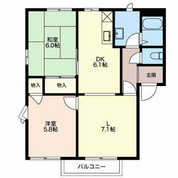 【間取り】 | オレンジパーク野田C