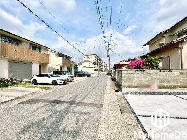 名古屋市北区喜惣治2丁目の前面道路含む現地写真