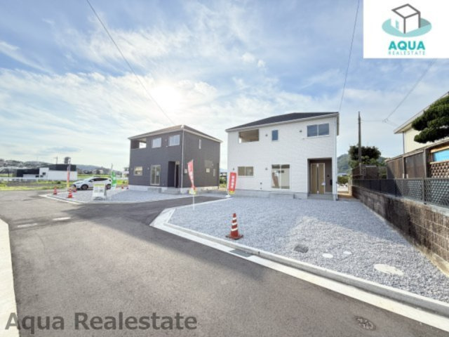 高松市牟礼町大町の新築一戸建の前面道路含む現地写真|前面道路含む現地写真です