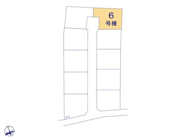 ひたちなか市稲田10期　新築戸建ての区画図|区画図です♪