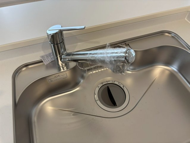 ひたちなか市稲田10期　新築戸建てのキッチン|浄水器一体型の水栓です♪