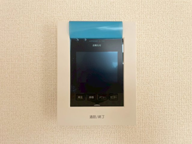 ひたちなか市稲田10期　新築戸建ての防犯設備|録画機能付きインターホン♪自動録画のほか、手動録画もできます。