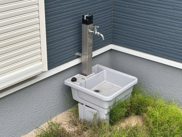 ひたちなか市稲田10期　新築戸建てのその他|散水栓付きで洗車などに便利です♪