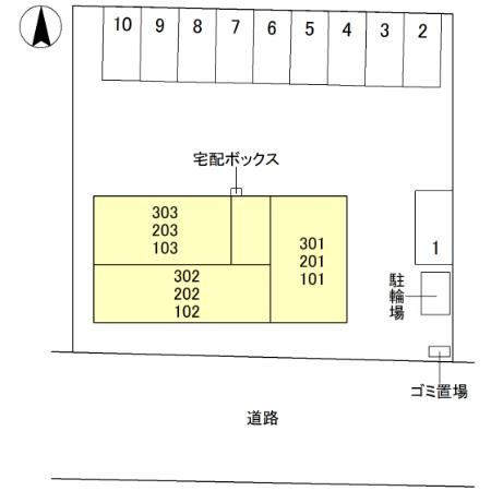 【区画図】 | ユイエーム伊勢崎