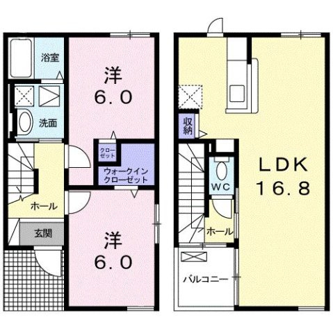 Ｖｉｖａグランデ　Ⅱの間取り