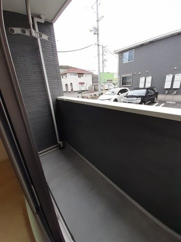シェリールＢのバルコニー