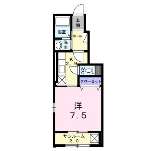 ベルクローバーの間取り