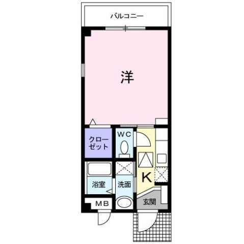 プランドールＴ　医大前の間取り