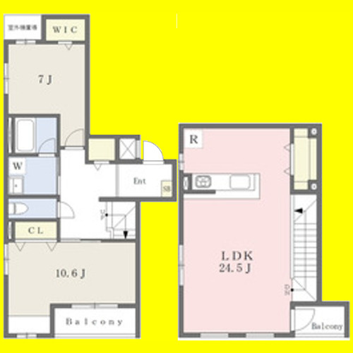 Residence de 池下　名古屋市賃貸　仲介手数料無料の間取り
