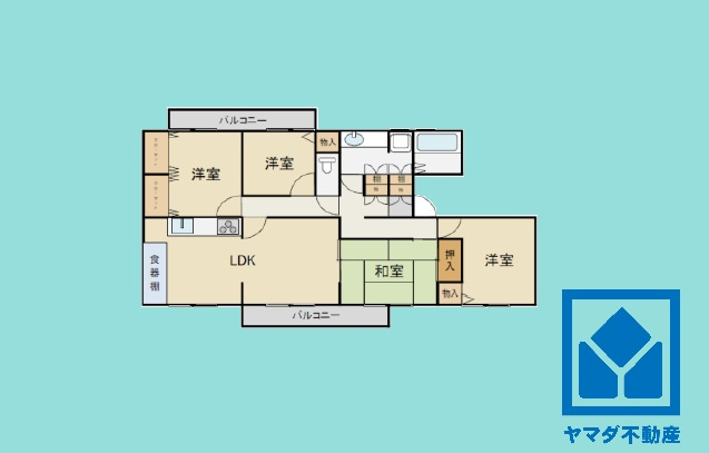 グランドメゾン西宮名塩６番館の間取り