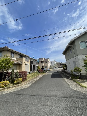 茨城町桜の郷ダイワハウス施工オール電化中古戸建 の前面道路含む現地写真|前面道路含む現地写真です