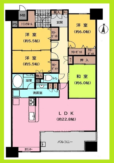 あま市中萱津五反田の中古マンション