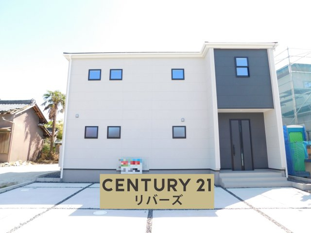海部郡蟹江町大字須成字川西上の新築一戸建の外観|☆限定１棟☆ 　　いつでもご案内出来ます♪（お問合せ当日、平日、水曜、夜間でもＯＫ）　敷地５５．９３坪！　長期優良住宅♪　駐車並列４台ＯＫ！　南に広い庭付き、陽当たり良好！！　全居室南向き♪