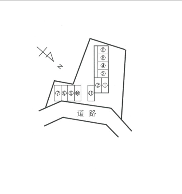 ヒルズ柏　の区画図