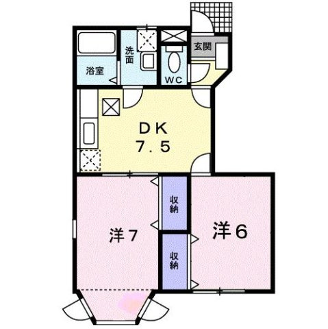 サンエステートの間取り