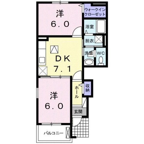 Ｅ’ｓ　Ｇａｒｄｅｎ　Ａの間取り