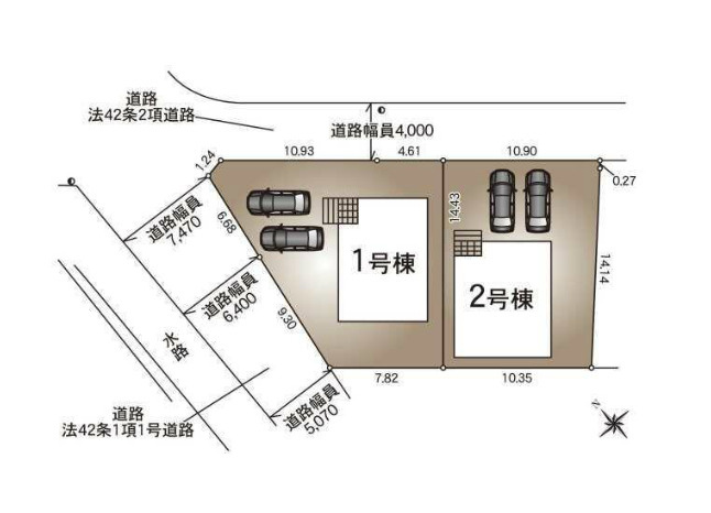 クレイドルガーデン北島町鯛浜第3の区画図