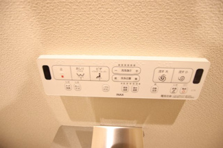 温水洗浄便座機能パネル