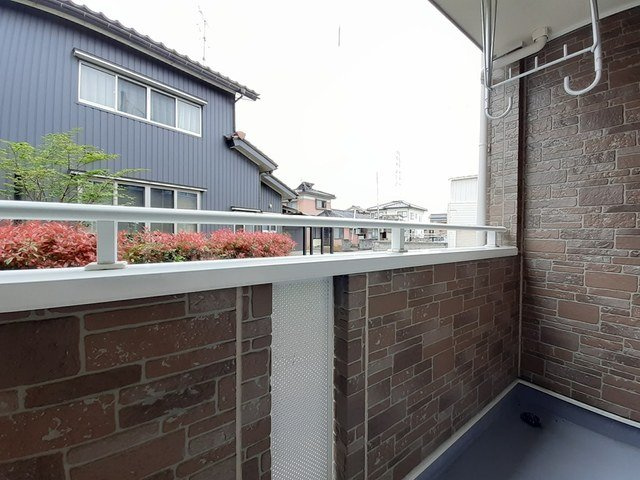 リバロックＣのバルコニー|落ち着いた時間を過ごせるバルコニーです