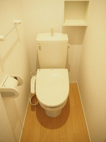 シエル　ブルーのトイレ|落ち着いた色調のトイレです
