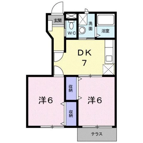 リバーサイド・ドリームⅢの間取り