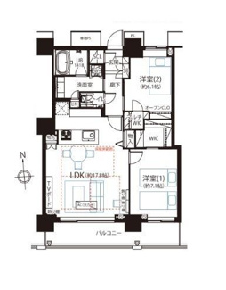 【間取り】 | ベイクレストタワー