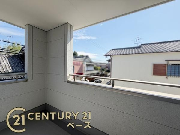 リーブルガーデン小泉町 １号棟 ／新築一戸建のバルコニー|■ゆたっりとしたインナーバルコニー・急な雨でも安心です！