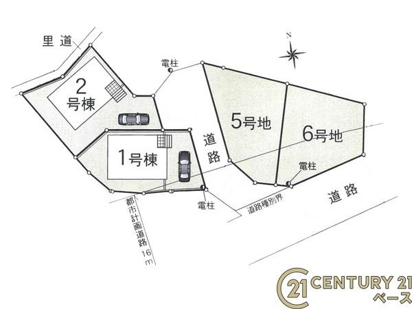 クレイドルガーデン箕山町 ２号棟 ／新築一戸建の区画図|■こちらの物件は２号棟です！■