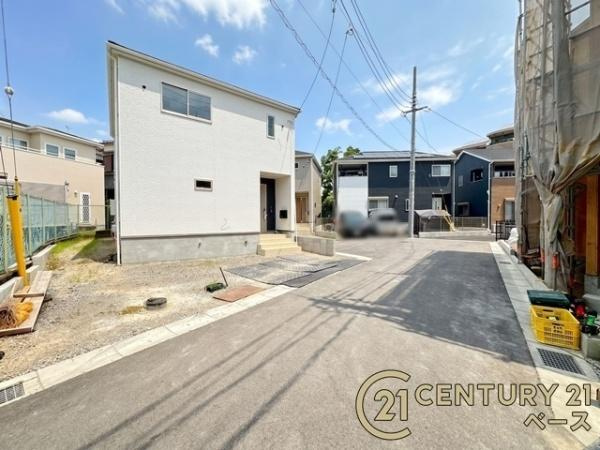 クレイドルガーデン箕山町 ２号棟 ／新築一戸建の前面道路含む現地写真|■現地撮影写真■落ち着いた雰囲気の閑静な住宅地内です！