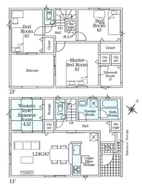 クレイドルガーデン箕山町 ２号棟 ／新築一戸建の間取り