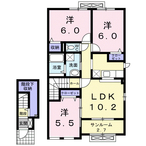 アルメリア２の間取り