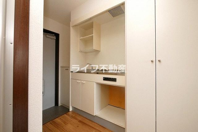インターナショナル玉造の収納|専用の収納スペースです