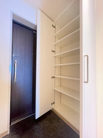 高槻市西真上１丁目の賃貸マンションの玄関