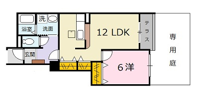 広島市安佐北区亀山４丁目のアパートの間取り