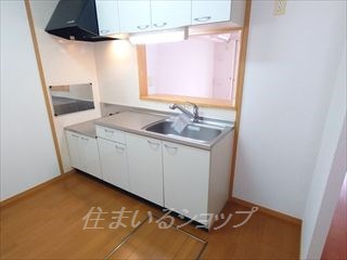 広島市安佐北区亀山４丁目のアパートのキッチン|浄水器一体型シャワー水栓