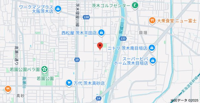 ジュネスト１番館の地図