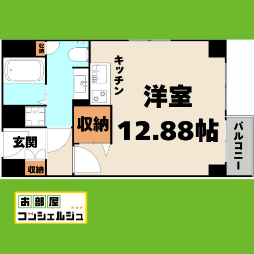 ミュプレ矢場町の間取り
