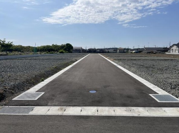 南相馬市 原町区大木戸字南東方（原ノ町駅） 住宅用地の前面道路含む現地写真